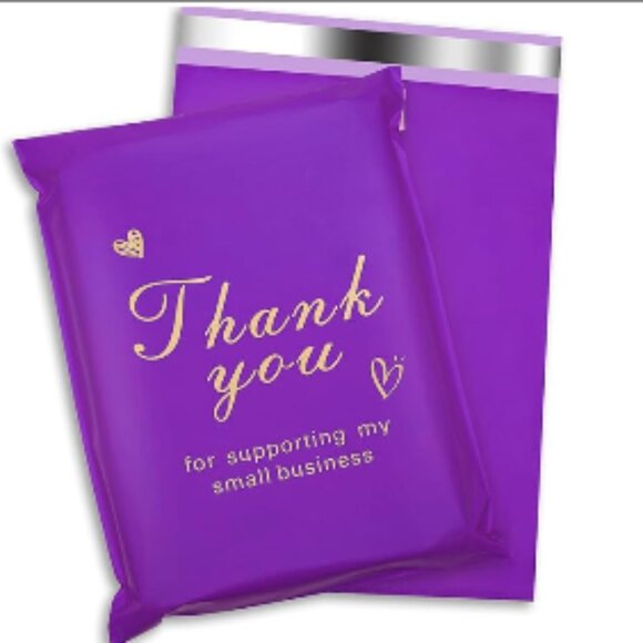Thank You Poly Mailer 10x13 Inch 25 Pcs - Picture 1 of 5